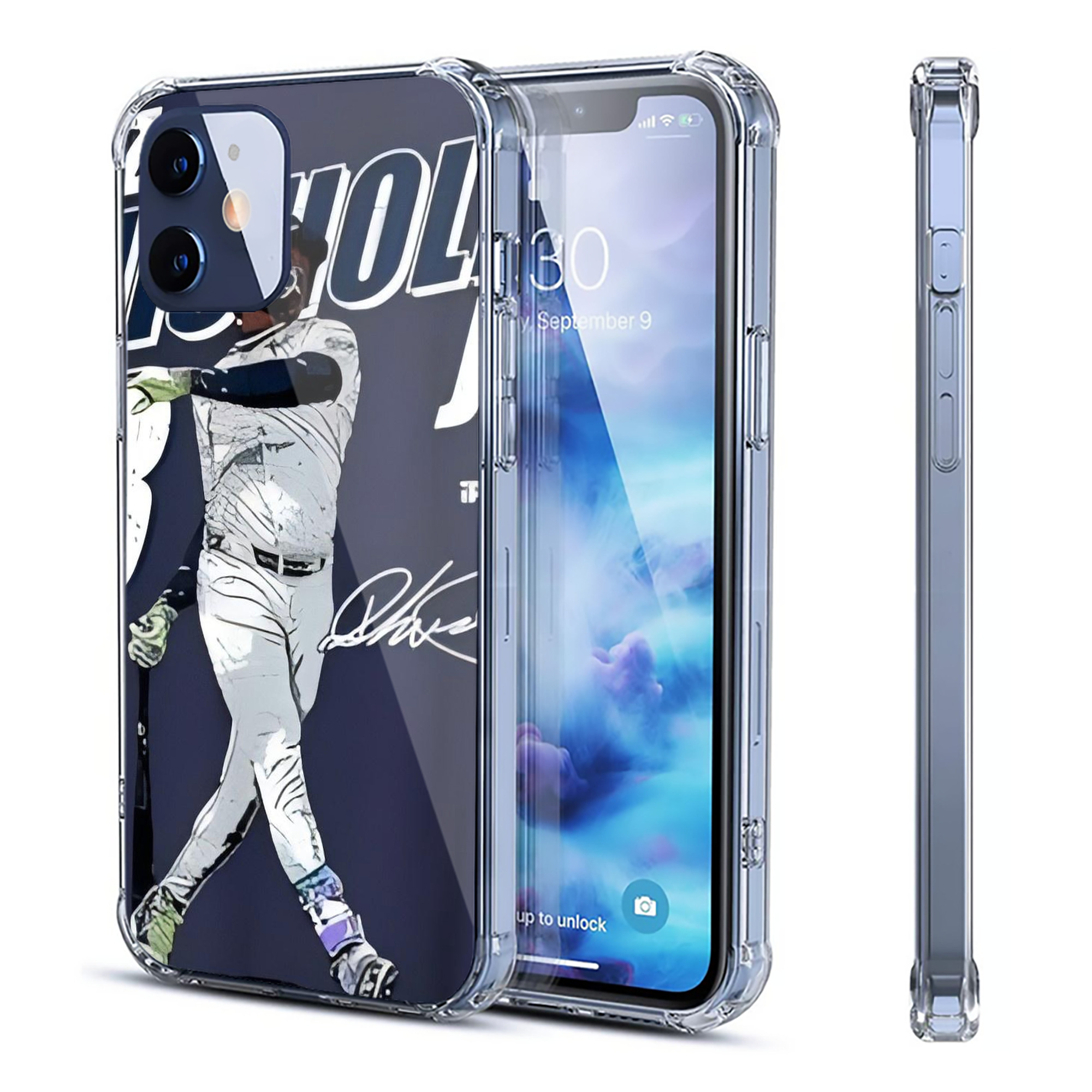 Jazz Chisholm Jr. 59 Clear IPhone 12 Case – Soft TPU With UV Print – Enhanced Drop Protection, Precise Fit, Anti-Fingerprint, Customizable Design, Scratch-Resistant, Yellow-Resistant